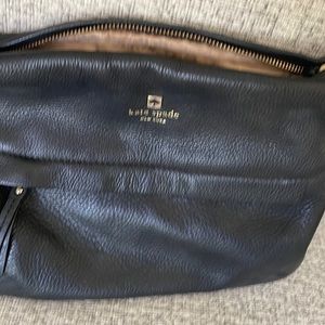 Black leather Kate Spade purse